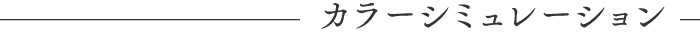 カラーシミュレーション