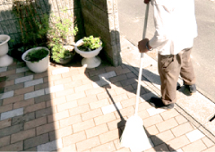 14.足場解体・片付けと掃除